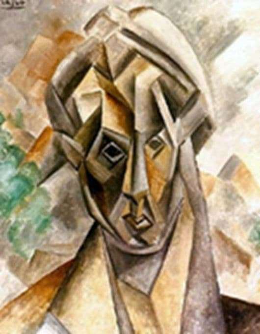 Description of the painting by Pablo Picasso The head of a woman