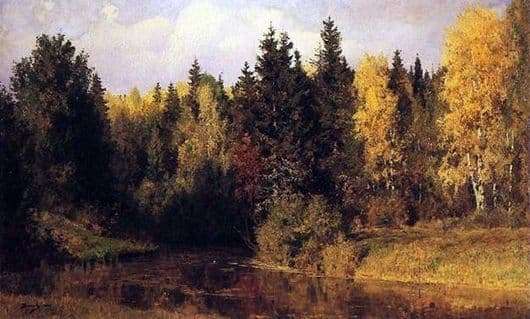 Description of the painting by Vasily Polenov Autumn in Abramtsevo