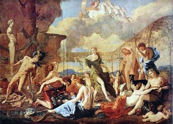 Description of the painting by Nicolas Poussin The Kingdom of Flora