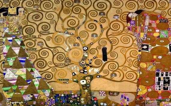 Description of the painting by Gustav Klimt Tree of Life