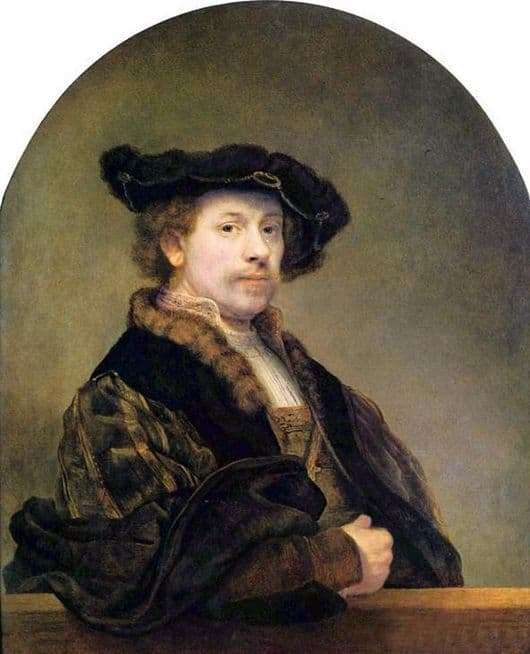 Description of the painting by Rembrandt Harmensz van Rijn Self portrait