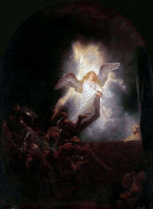 Description of the painting by Rembrandt Harmensz van Rijn Resurrection of Christ