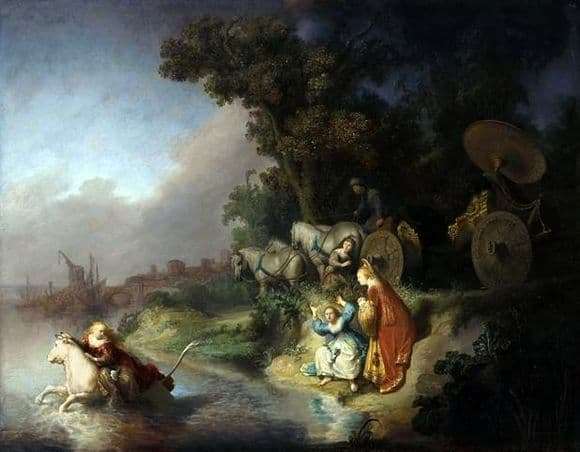 Description of the painting by Rembrandt The Abduction of Europe