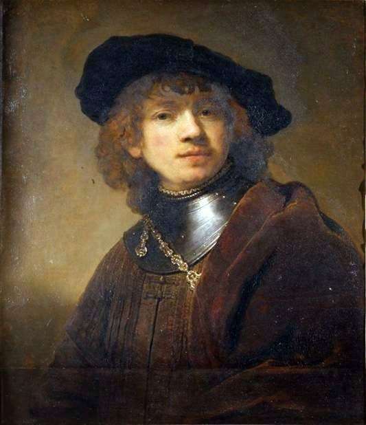 Description of the painting by Rembrandt Harmensz van Rijn Portrait of a young man