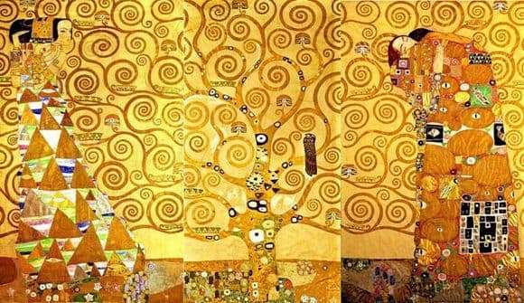 Description of the painting by Gustav Klimt Waiting