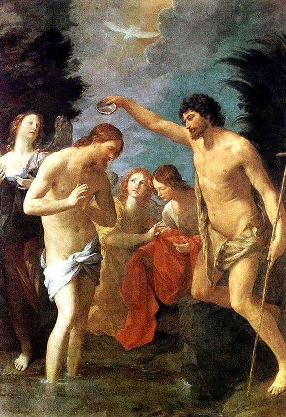 Description of the painting by Guido Reni Baptism of Christ
