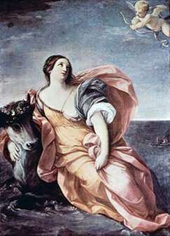 Description of the painting by Guido Reni Abduction of Europe