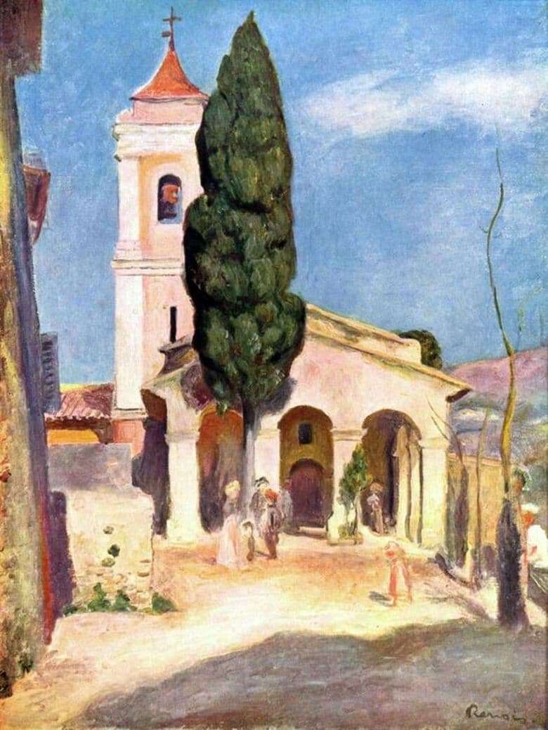 Description of the painting by Pierre Auguste Renoir Church in Cana
