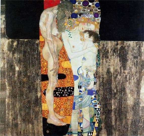 Description of the painting by Gustav Klimt Three ages of women