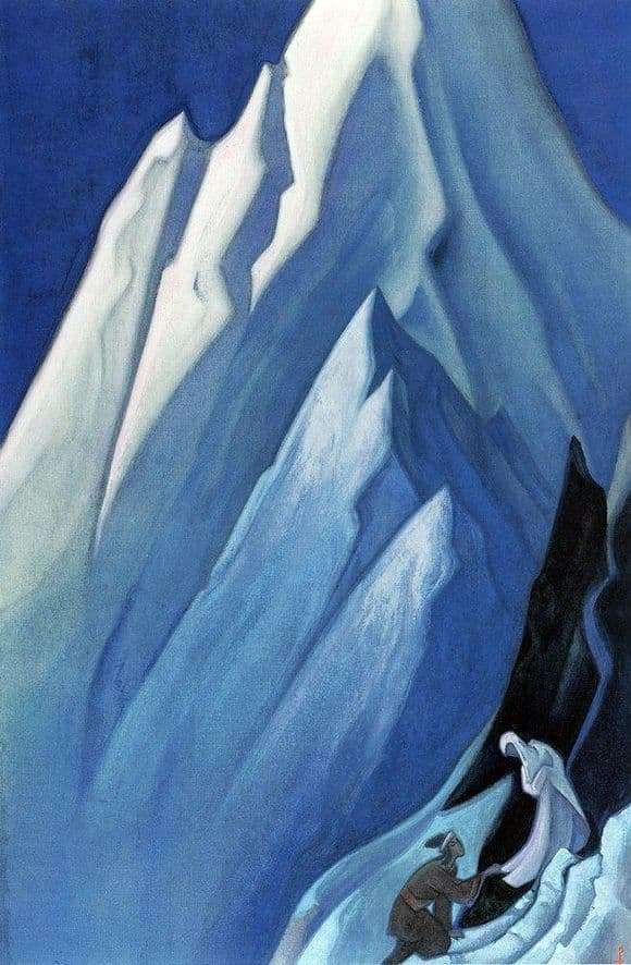 Description of the painting by Nicholas Roerich Leading