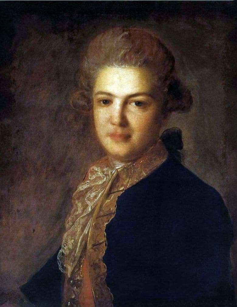 Description of the painting by Fedor Rokotov Portrait of Count A. I. Vorontsov