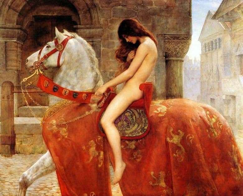 Description of the painting by John Collier Lady Godiva