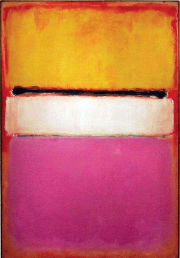 Description of the painting by Mark Rothko White Center