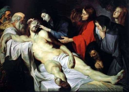 Description of the painting by Peter Rubens Lamentation of Christ