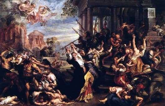 Description of the painting by Peter Rubens The beating of babies