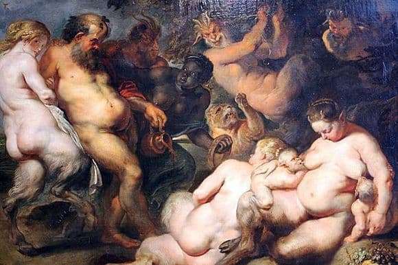 Description of the painting by Peter Rubens Bacchanalia