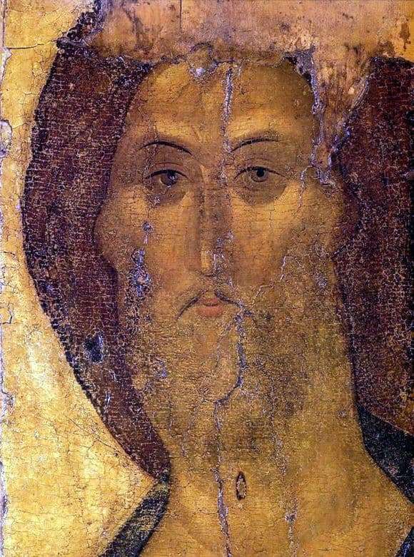 Description of the icon by Andrei Rublev Spas