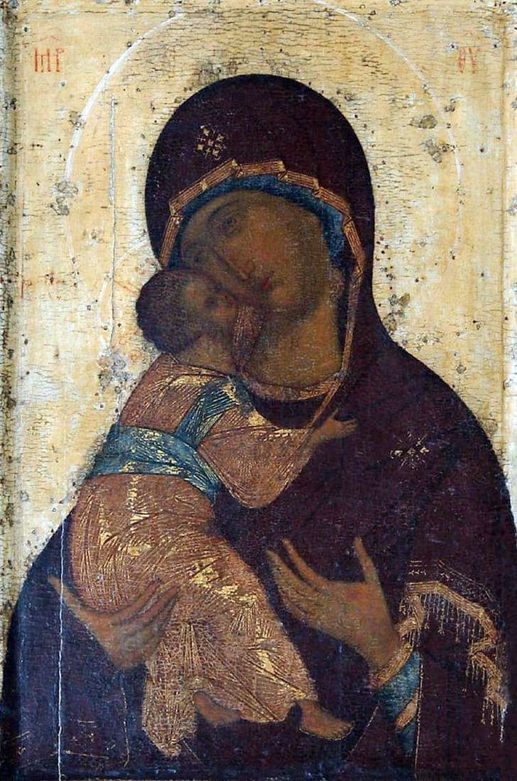Description of the icon by Andrei Rublev Our Lady of Vladimir