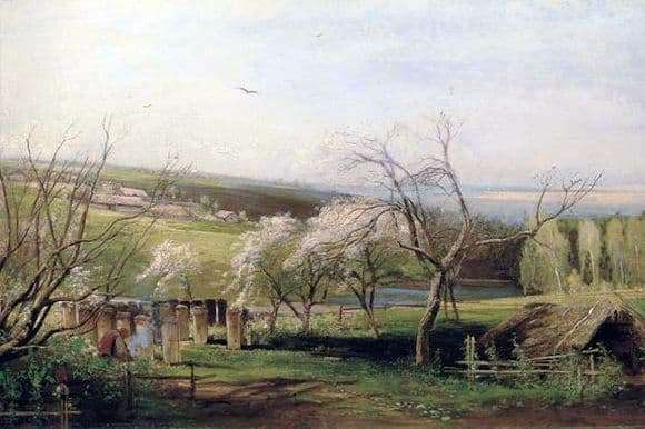 Description of the painting by Alexei Savrasov Country View