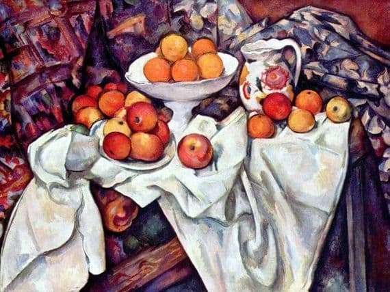 Description of the painting by Paul Cezanne Still Life with Oranges