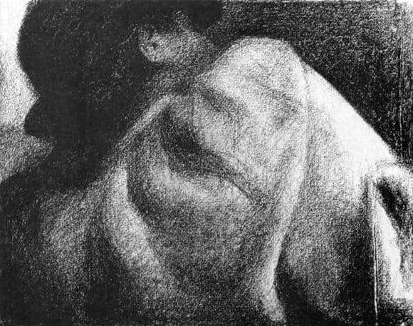 Description of the painting by Georges Seurat Sleeping