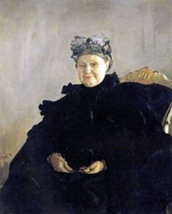 Description of the painting by Valentin Serov Portrait of M. F. Morozova