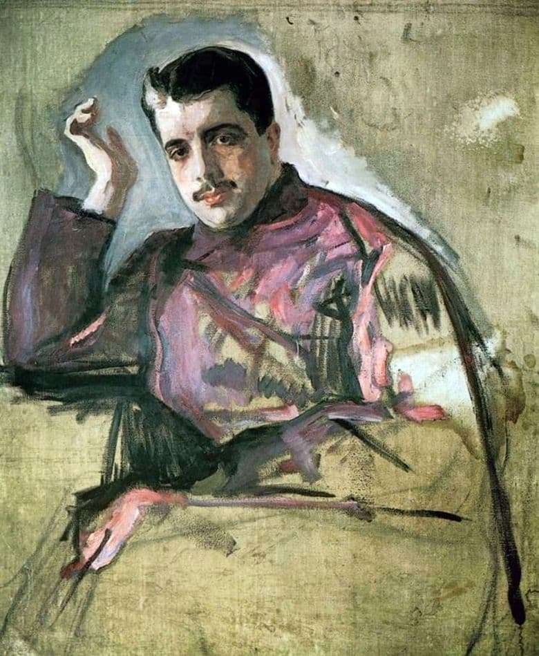 Description of the painting by Valentin Serov Portrait of P. P. Dyagilev