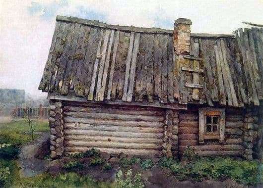 Description of the painting by Vasily Surikov Hut