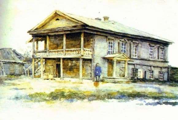 Description of the painting by Vasily Surikov House of Surikov in Krasnoyarsk