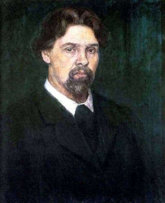 Description of the painting by Vasily Surikov Self portrait