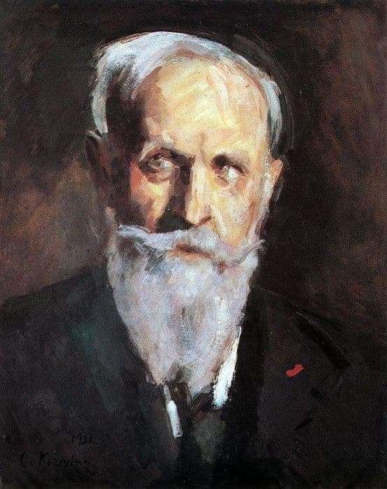 Description of the painting by Konstantin Korovin Self portrait