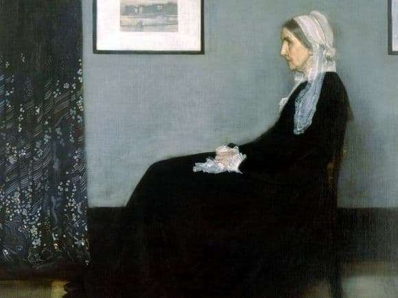 Description of the painting by James Whistler Portrait of a Mother