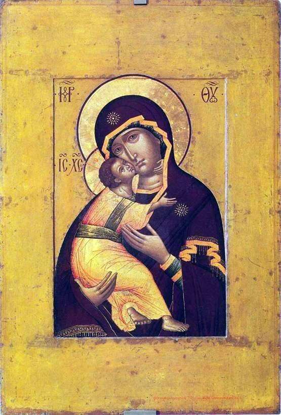 Description of the icon by Simon Ushakov Mother of God of Vladimir