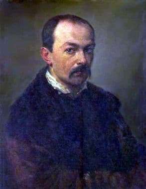 Description of the painting by Pavel Fedotov Self portrait