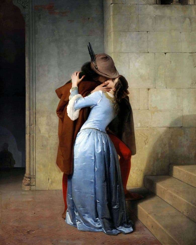 Description of the painting by Francesco Hayes Kiss