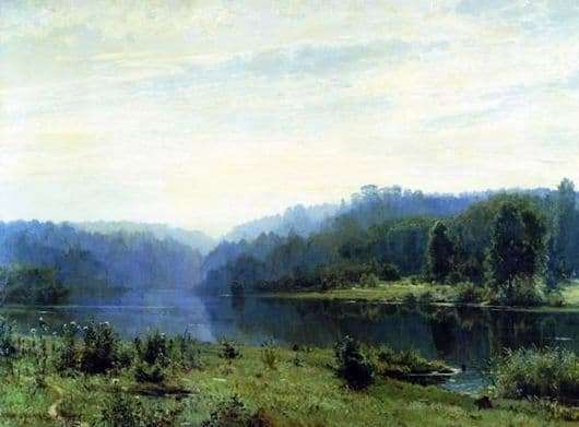 Description of the painting by Ivan Shishkin Foggy Morning