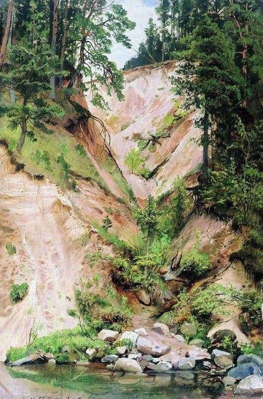 Description of the painting by Ivan Shishkin Clipping