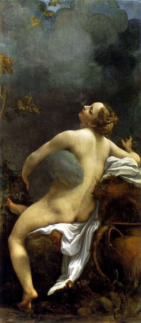 Description of the painting by Correggio Jupiter and Io