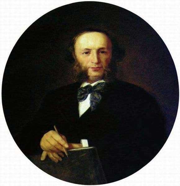 Description of the painting by Ivan Kramsky Portrait of Ivan Aivazovsky