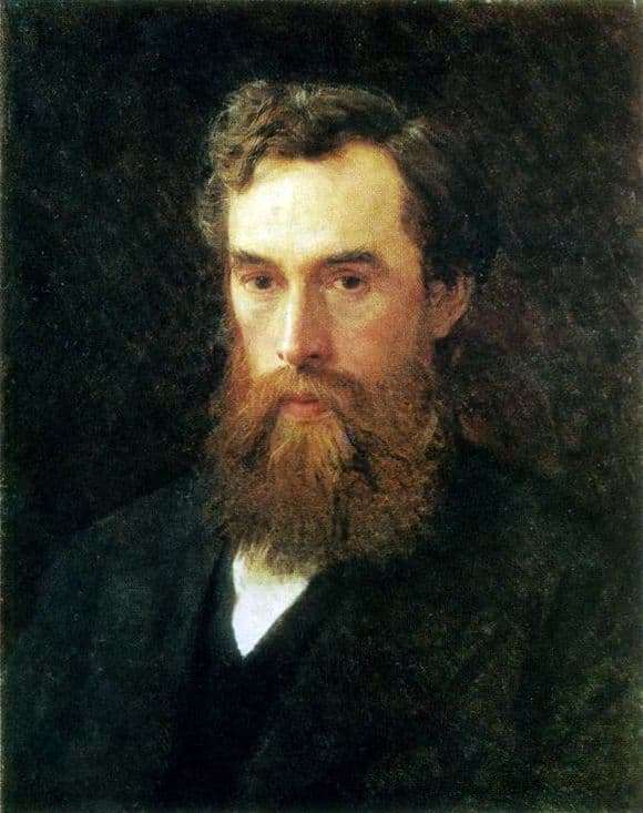 Description of the painting by Ivan Kramsky Portrait of P. M. Tretyakov