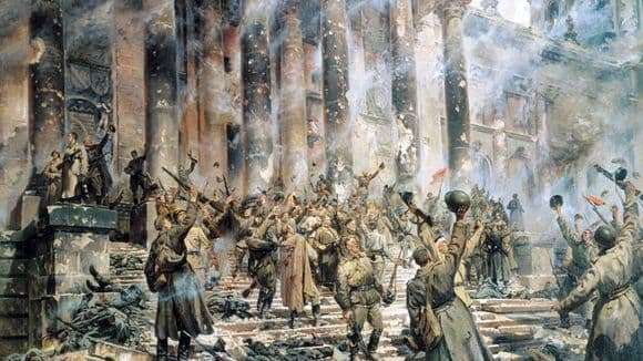 Description of the painting by Peter Krivonogov Victory