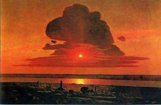 Description of the painting by Arkhip Kuindzhi Red Sunset