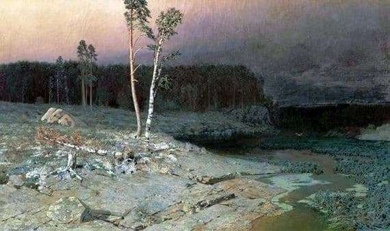 Description of the painting by Arkhip Kuindzhi On the island of Valaam