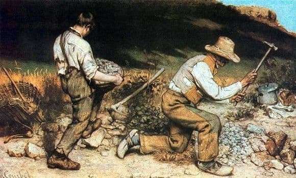 Gustave Courbets Picture of Stone Crushers