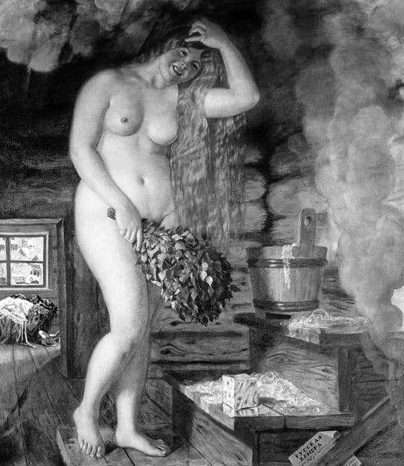 Description of the painting by Boris Kustodiev Russian Venus