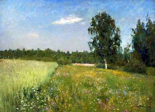 Description of the painting by Isaac Levitan Summer