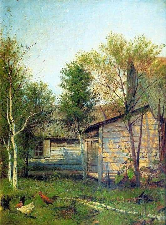 Description of the painting by Isaac Levitan Sunny day. Spring