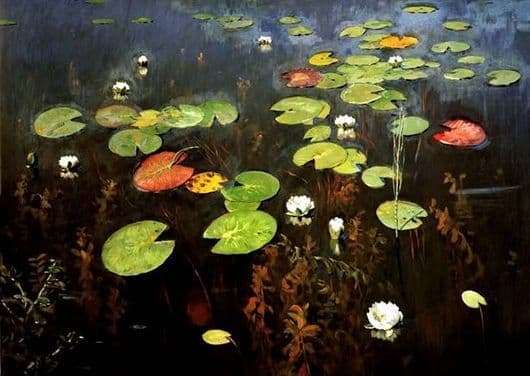 Description of the painting by Isaac Levitan Nenuphars (Water lilies)
