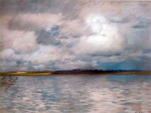 Description of the painting by Isaac Levitan Gloomy Day