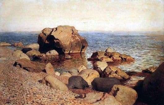 Description of the painting by Isaac Levitan At the seashore Crimea